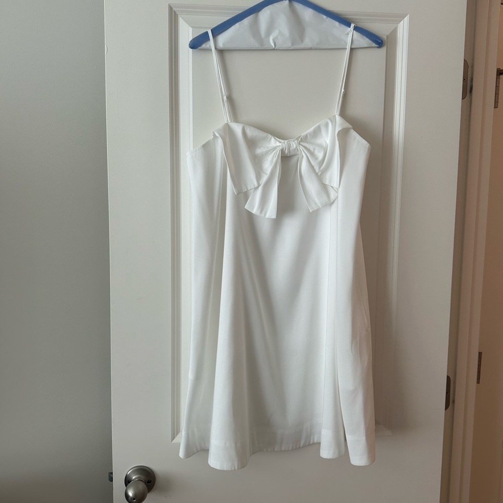 White Bow Dress